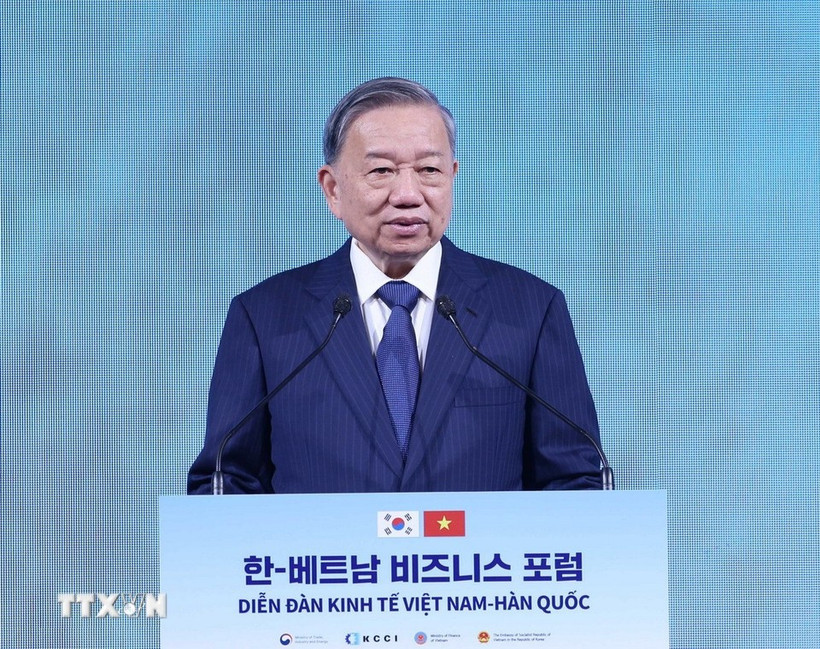 Tổng Bí thư Tô Lâm và Thủ tướng Hàn Quốc dự Diễn đàn kinh tế Việt Nam – Hàn Quốc
